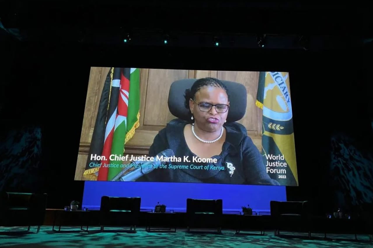 CJ addresses this year’s World Justice Forum at the Hague